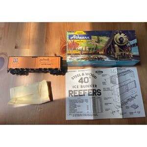 Vintage Athearn HO Santa Fe‎ ATSF Scout Reefer 35870 Built Kit 5021